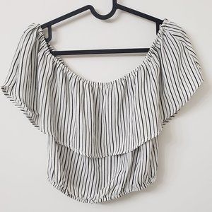 Forever 21 Off the Shoulder Woman's Crop Top